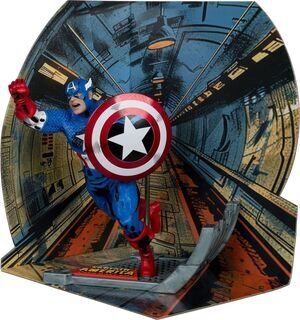 MARVEL COLLECTION ESTATUA PVC 1/10 CAPTAIN AMERICA (CAPTAIN AMERICA #100) 12 CM