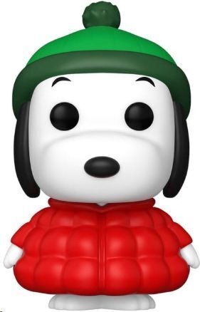 PEANUTS POP! ANIMATION VINYL FIGURA SNOOPY CON ABRIGO 9 CM