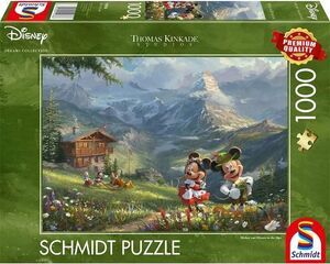 DISNEY PUZZLE 1000 PIEZAS - MICKEY & MINNIE EN EL TIROL