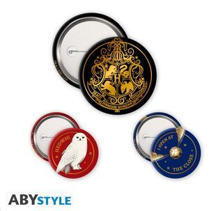 HARRY POTTER PAQUETA DE CHAPAS HOGWARTS