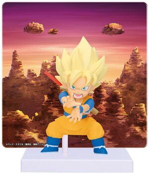 DRAGON BALL FIGURA DAIMA SON GOKU (MINI) II WITH PANEL 13 CM