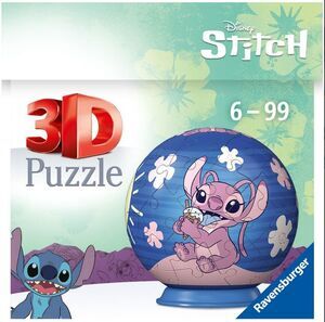 STITCH PUZZLE 3D BOLA DISNEY ANGEL 54 PIEZAS