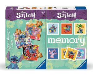 DISNEY STITCH 3 PUZZLE + MEMORY