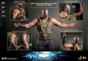 BATMAN EL CABALLERO OSCURO TRILOGY FIGURA MOVIE MASTERPIECE 1/6 BANE 31 CM