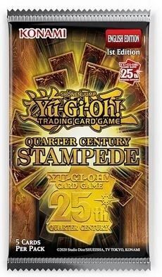 YU-GI-OH QUARTER CENTURY STAMPEDE SOBRE (CASTELLANO)