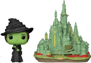 WICKED POP! TOWN VINYL FIGURA ELPHABA WITH THE EMERALD CITY 9 CM