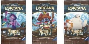 DISNEY LORCANA TCG AZURITE SEA BOOSTER - INGL�S