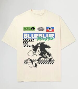 MADE IN JAPAN CAMISETA BEIGE BLUEBLUR T - XL