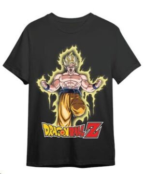 DRAGON BALL Z CAMISETA NEGRA GOKU SUPER SAIYAN T - XL