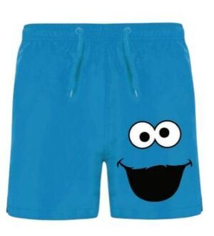 BARRIO SESAMO BA�ADOR TURQUESA MONSTRUO GALLETAS T - XL