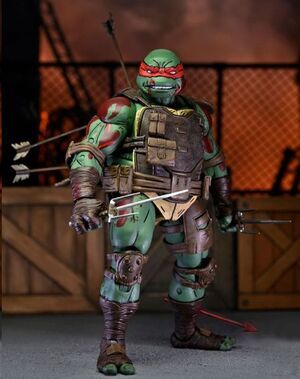 TORTUGAS NINJA THE LAST RONIN FIGURA ULTIMATE FIRST TO FALL RAPHAEL 18 CM