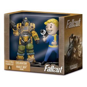FALLOUT PACK FIGURAS EXCAVATOR & VAULT BOY 7 CM