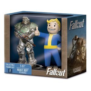 FALLOUT PACK FIGURAS F T-51 Y VAULT BOY (CL�SICO) 7 CM