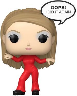 BRITNEY SPEARS POP! ROCKS VINYL FIGURA OOPS; I DID IT AGAIN 9 CM