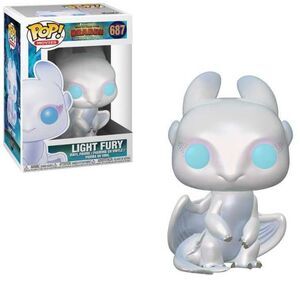 COMO ENTRENAR A TU DRAGON 3 FIG 9CM POP LIGHT FURY                         