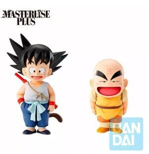 DRAGON BALL PACK FIGURA MASTERLINE PLUS ICHIBANSHO SON GOKU & KRILLIN (SON GOKU TRAINING SECTION) 13 CM