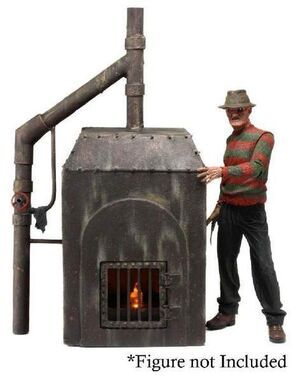PESADILLA EN ELM STREET DIORAMA DE FREDDY 23CM                             