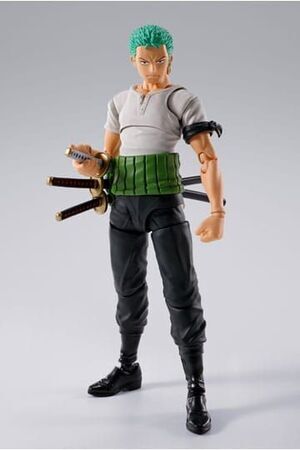 ONE PIECE FIGURA S.H.FIGUARTS RORONOA ZORO ROMANCE DAWN VER. 15 CM