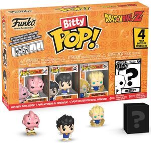 DRAGON BALL PACK DE 4 FIGURAS BITTY POP! VINYL SERIES 3 2;5 CM