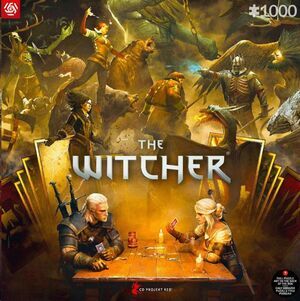 THE WITCHER PUZZLE 1000 PIEZAS PLAYING GWENT