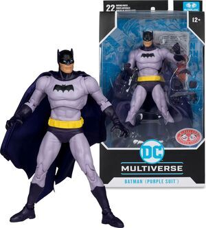 DC MULTIVERSE FIGURA BATMAN PURPURA CHASE 18 CM