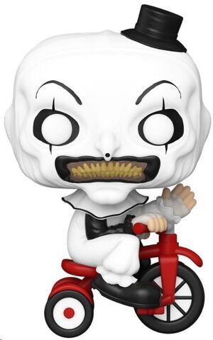 TERRIFIER POP! MOVIES VINYL FIGURA ART THE CLOWN BIKE 9 CM