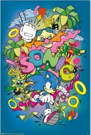 P�STER SONIC POP 61 X 91;5 CM