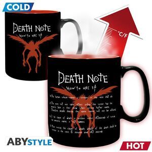 DEATH NOTE TAZA SENSITIVA AL CALOR 460ML  L & LIGHT