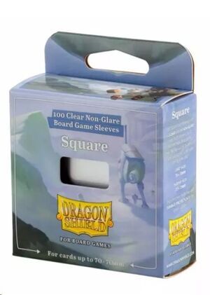 FUNDAS CARTAS DRAGON SHIELD SQUARE 70X70 MM (100)