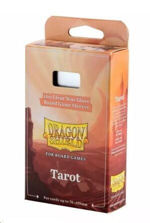 FUNDAS CARTAS DRAGON SHIELD TAROT 70X120 MM (100)