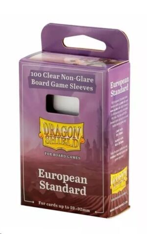 FUNDAS CARTAS DRAGON SHIELD EUROPEAN STANDARD 59X92 MM (100)