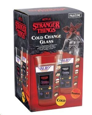 STRANGER THINGS VASO SENSITIVO AL CALOR MAQUINA ARCADE