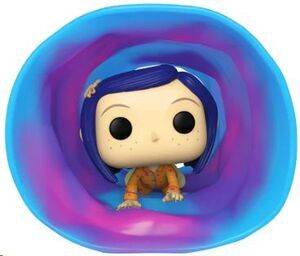 CORALINE 15TH ANNIVERSARY FIGURA POP! MOVIES VINYL CORALINE EN TUNEL 9 CM