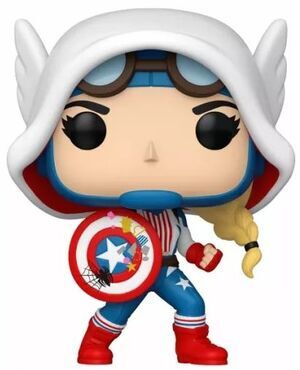 SPIDER GWEN GWENVERSE FIGURA POP! MARVEL VINYL CAP-GWEN 9 CM