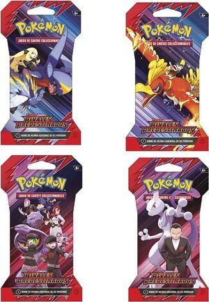 POKEMON JCC POKEMON JCC ESCARLATA Y P�RPURA RIVALES PREDESTINADOS SOBRE EN BLISTER