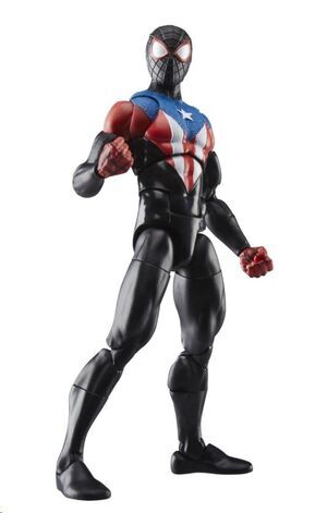 SPIDERMAN II MARVEL LEGENDS SERIES MILES MORALES BORICUA SUIT VERSION 15 CM