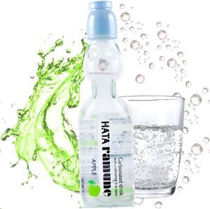 RAMUNE HATA KOSEN CLEAR FRUITS SABOR A MANZANA 200ML