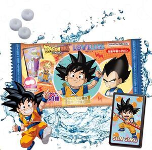 STICKER COLECCIONABLE DRAGON BALL DAIMA LOVELETS CON CARAMELOS SABOR UVA 21G
