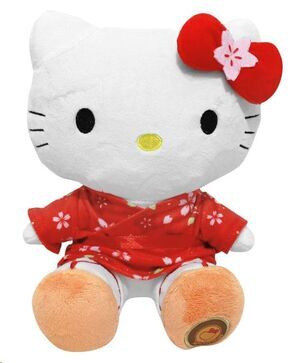 SANRIO PELUCHE HELLO KITTY KIMONO 24 CM