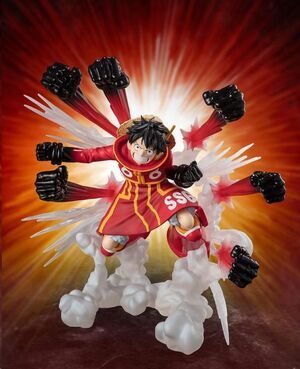 ONE PIECE FIGURA EXTRA BATTLE GUM GUM HAWK MONKEY. D. LUFFY FIGUARTS ZERO