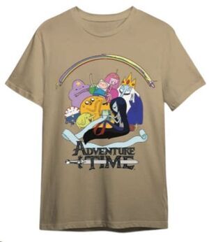 HORA DE AVENTURAS CAMISETA PERSONAJES ARENA T - XL