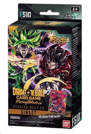 DRAGON BALL SUPER CARD GAME FUSION WORLD STARTER DECK FS10 GIBLET
