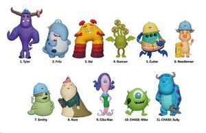 DISNEY MONSTRUOS; SA COLGANTES PVC 3D SERIE 36