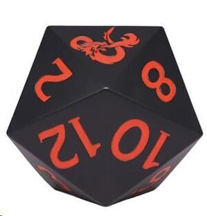 DUNGEONS & DRAGONS HUCHA DADO DE 20 CARAS