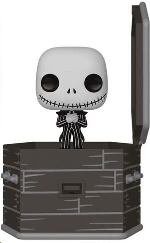 PESADILLA ANTES DE NAVIDAD FIGURA COFFIN POCKET POP! VINYL JACK SKELLINGTON 6 CM