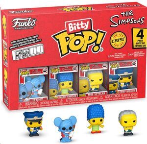 LOS SIMPSON PACK DE 4 FIGURAS BITTY POP! VINYL SERIES 2 2 CM