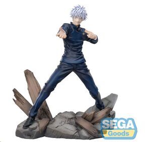 JUJUTSU KAISEN INVENTARIO OCULTO/MUERTE PREMATURA ESTATUA LUMINASTA PVC SATORU GOJO FIERCE BATTLE 18 CM