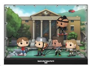 REGRESO AL FUTURO PACK DE 5 POP MOMENTS DELUXE VINYL FIGURAS HOVERBOARD