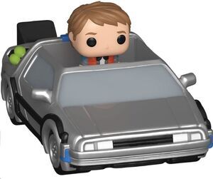 REGRESO AL FUTURO BITTY POP! RIDES VINYL FIGURA MARTY MCFLY AND TIME MACHINE