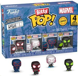 SPIDER-MAN PACK DE 4 FIGURAS BITTY POP! VINYL SERIES 2 2 CM